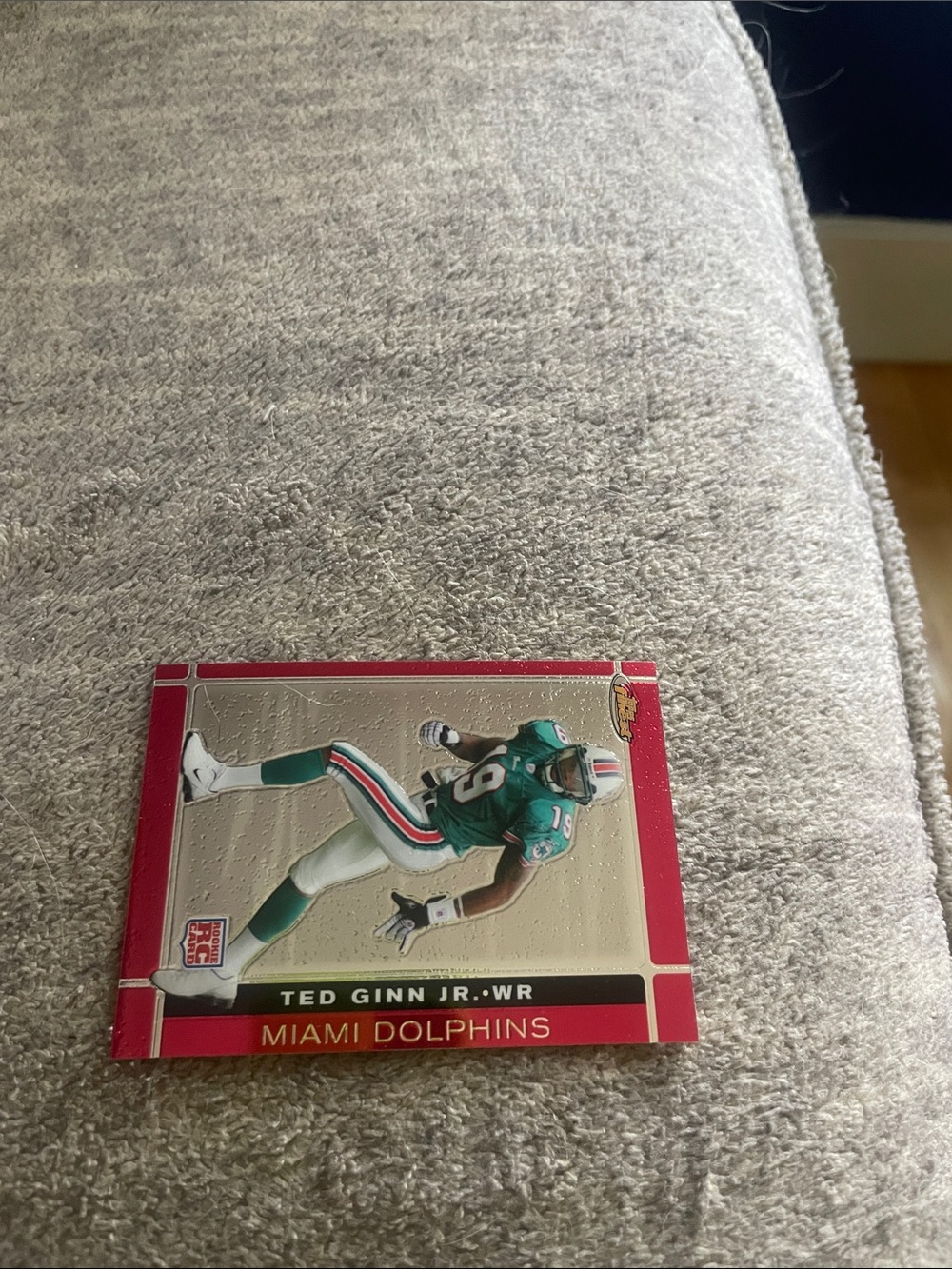 Miami Dolphins Ted Ginn Jr. Trading Card - Red Border